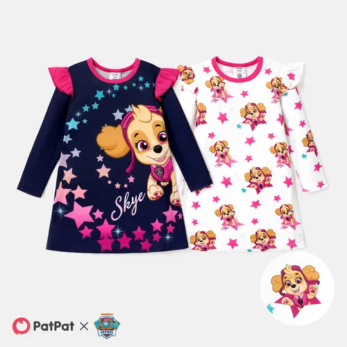 PAW Patrol Toddler Girl Flounce Star Graphic Print Dress