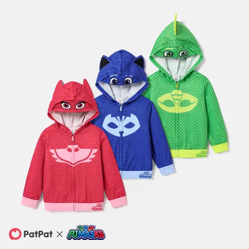 PJ Masks Halloween Toddler Boy/Girl Team Cosplay Fun Hooded Jacket