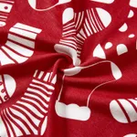 Christmas Socks Allover Print Family Matching Red Naia™ Pajamas Sets (Flame Resistant)  image 5
