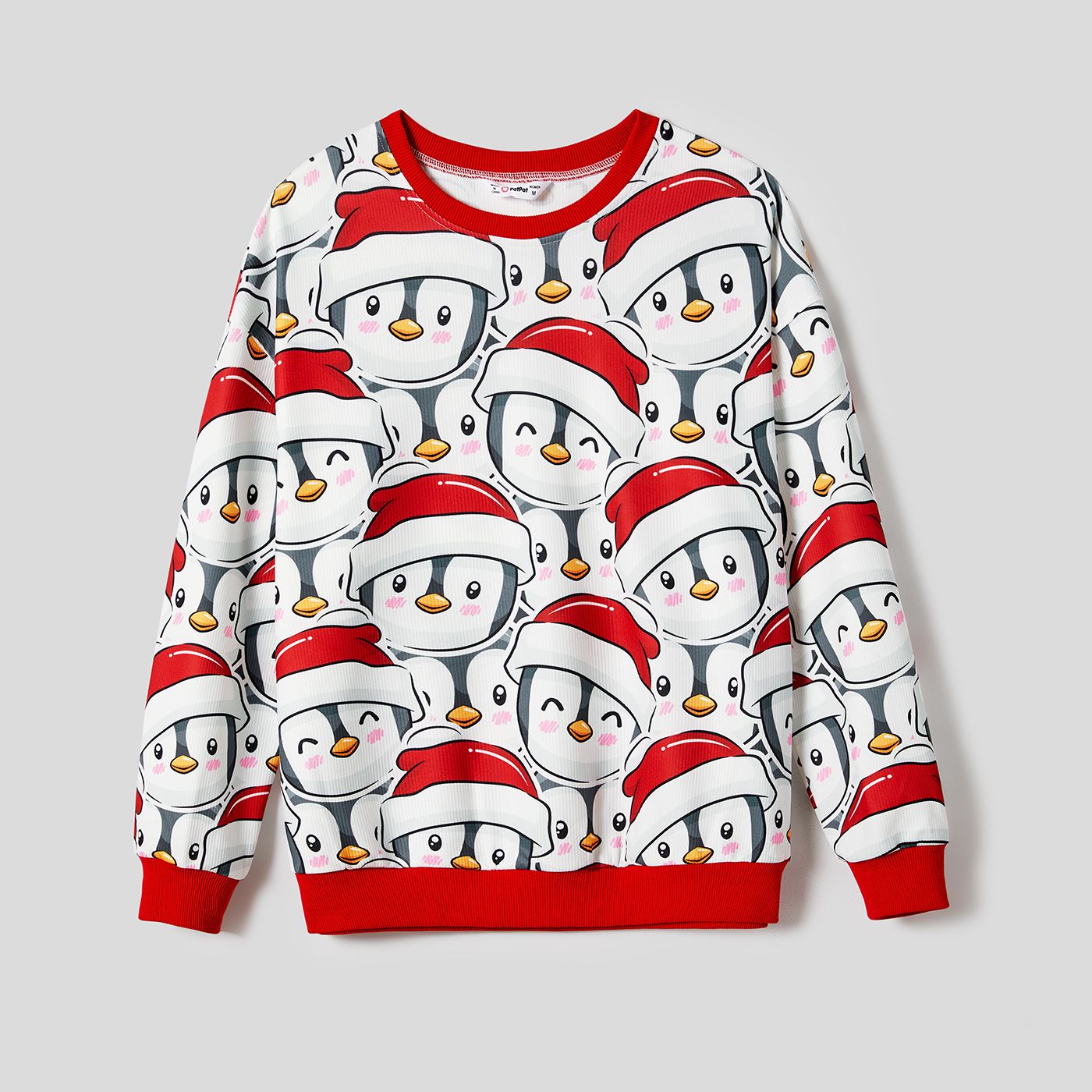 

Christmas Family Matching Penguin Print Long-sleeve Tops