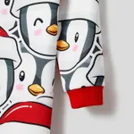 Christmas Family Matching Penguin Print Long-sleeve Tops  image 4