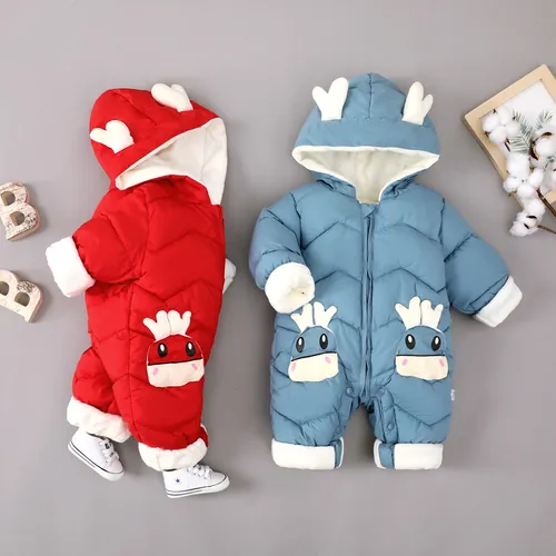 Baby Boy/Girl Hyper-Tactile 3D Design Christmas Jumpsuit