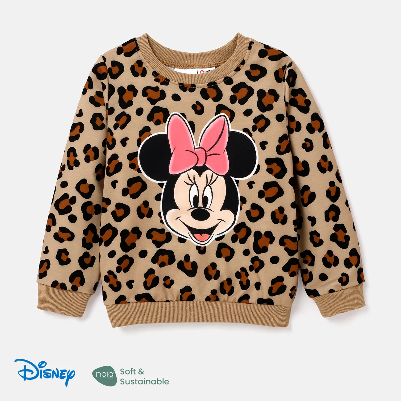 Disney Mickey and Friends Manches longues Hauts Maman Et Moi Marron big image 1