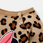 Disney Mickey and Friends Family Matching Letter & Leopard Print Long-sleeve Tops  image 6