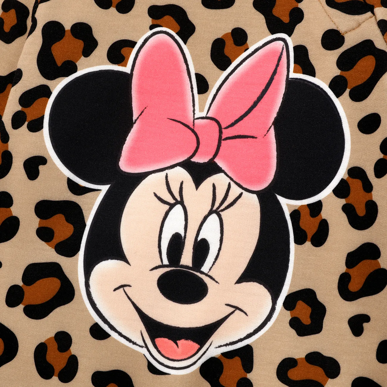 Disney Mickey and Friends 長袖 上衣 媽咪寶寶裝 棕色 big image 1