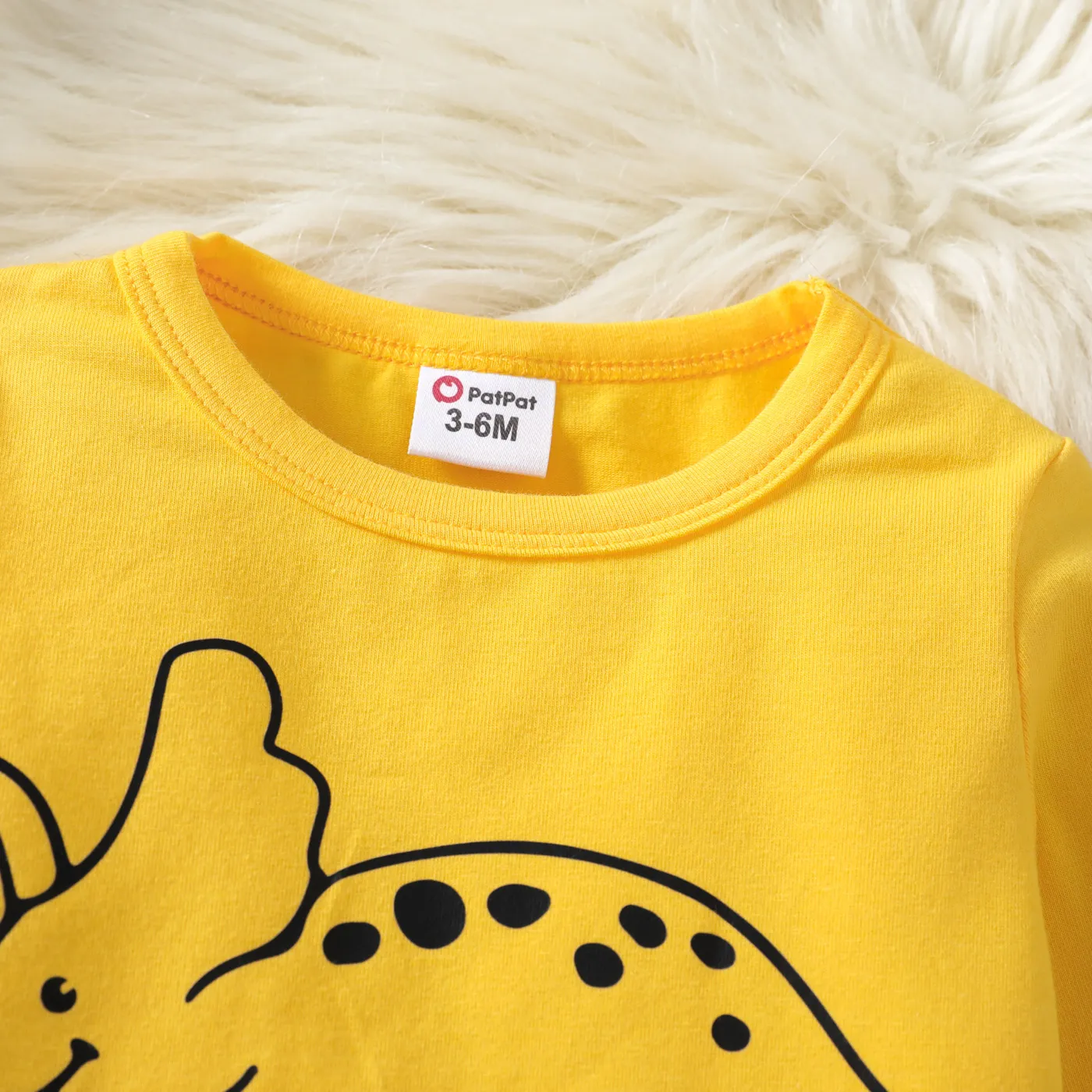 Baby Girl/Boy Dinosaur Animal Pattern Long Sleeve Tee  image 4
