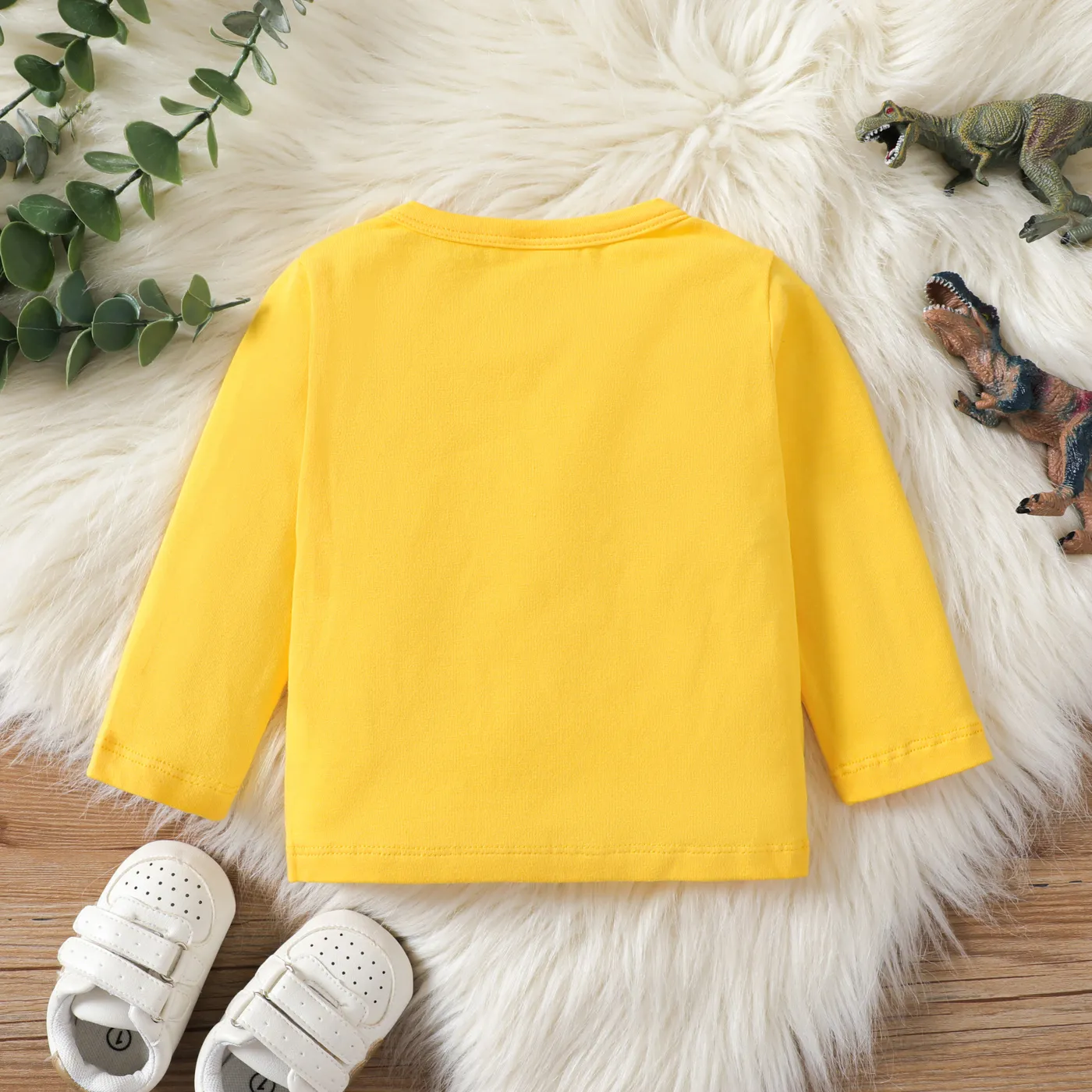 Baby Girl/Boy Dinosaur Animal Pattern Long Sleeve Tee  image 3