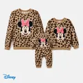 Disney Mickey and Friends Family Matching Letter & Leopard Print Long-sleeve Tops  image 1