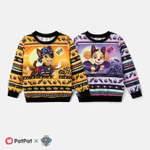 PAW Patrol Halloween Toddler Boys/Girls Fun Graphic Crew Neck Sweatshirt  Purple image 2