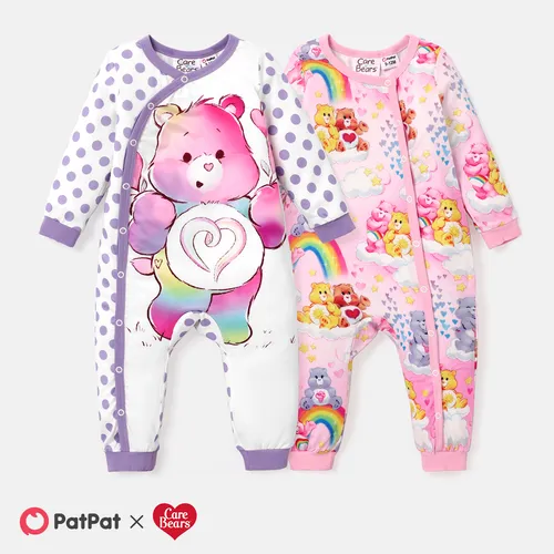 Care Bears Baby Girl Character Print Long-sleeve Cute Romper/One Piece