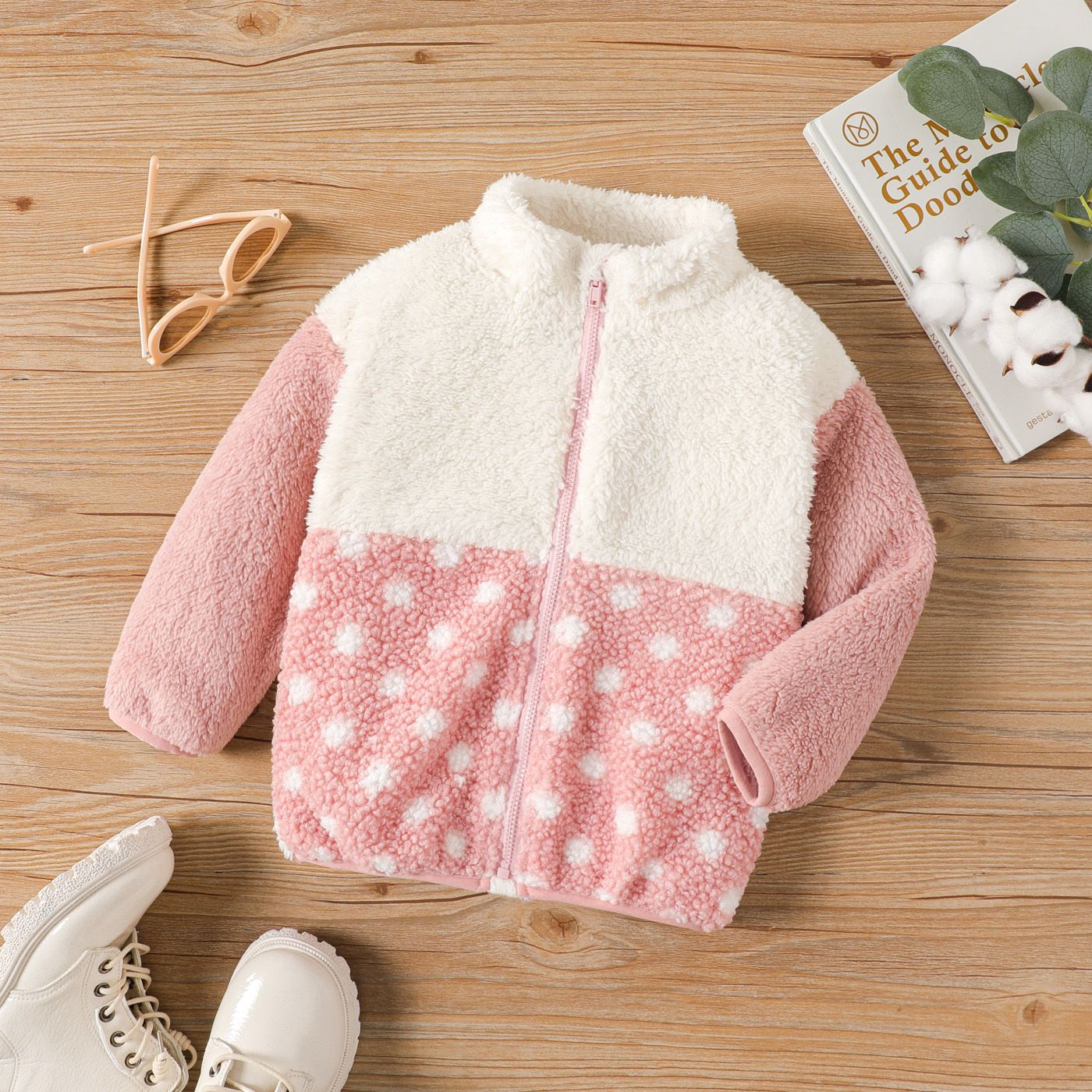 

Toddler Girl Sweet Zipper Coat/Jacket