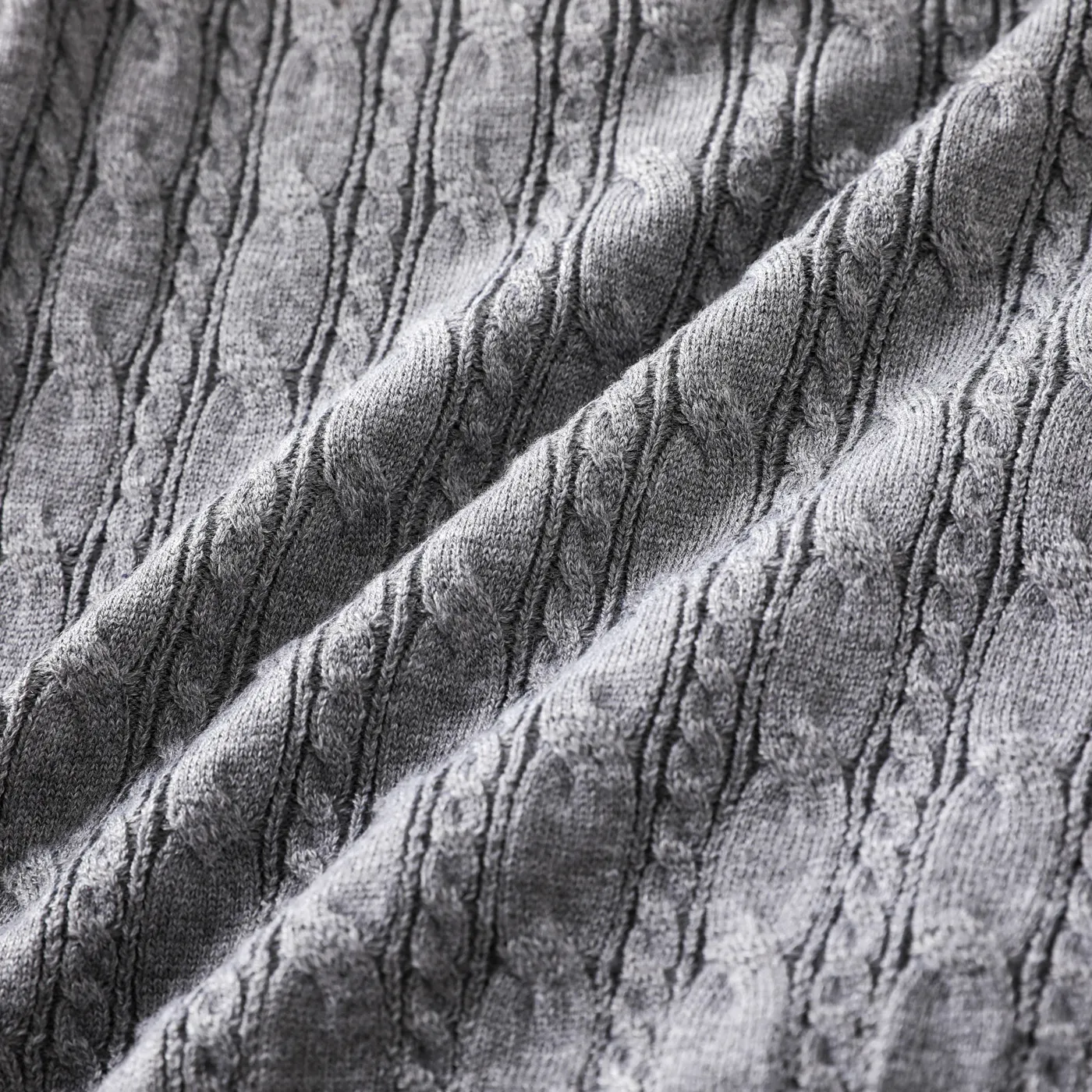 Kid Boy Textured Lapel School Sweater   image 5