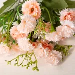 Mix and Match Combinations Available: Carnation, Peony, and Eucalyptus Artificial Flower Bouquets for Home and Party Decor  image 4