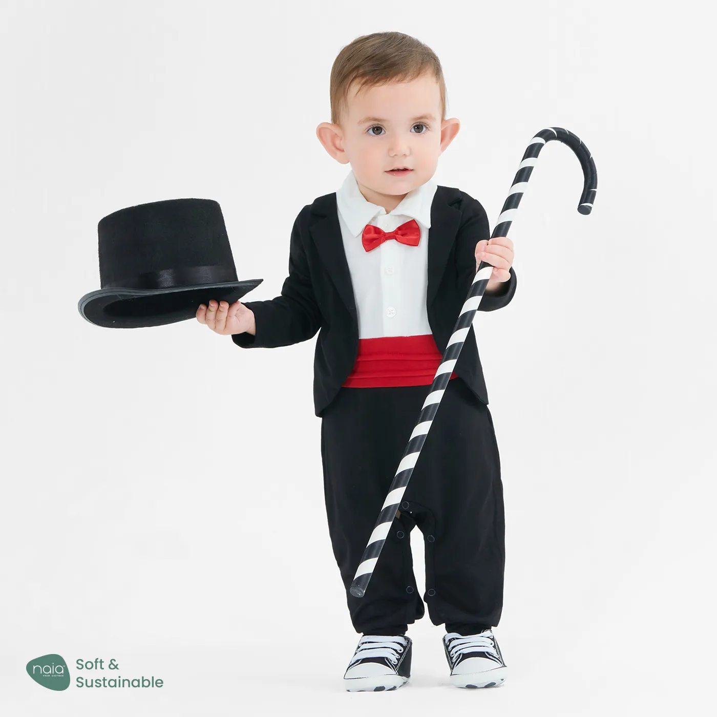 Baby Boy Naia Classic Magician Style Long Sleeve Jumpsuit  image 3