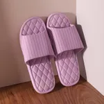 Ladies Home Non-slip Soft Sole Indoor Slippers Light Purple