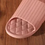 Ladies Home Non-slip Soft Sole Indoor Slippers Pink image 3