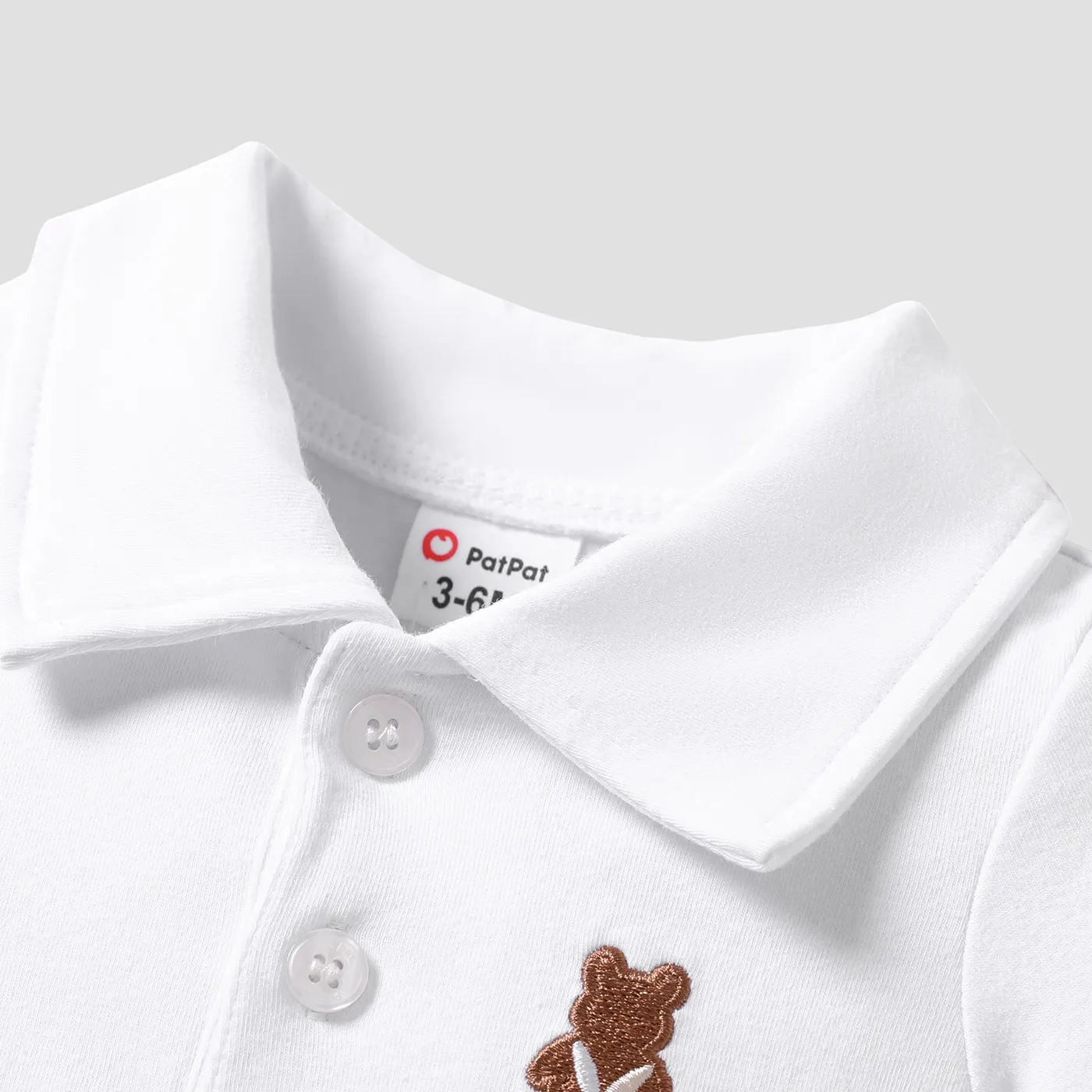Neonato Ragazzo Colletto polo Casual Manica corta Tute  image 3
