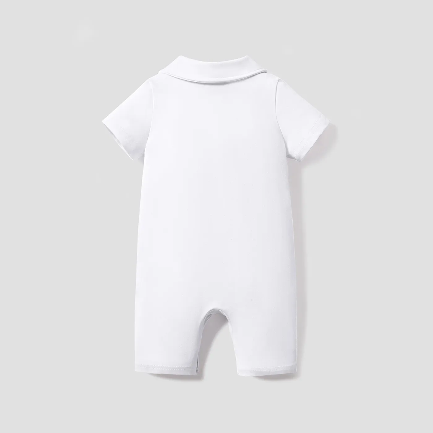 Neonato Ragazzo Colletto polo Casual Manica corta Tute  image 2