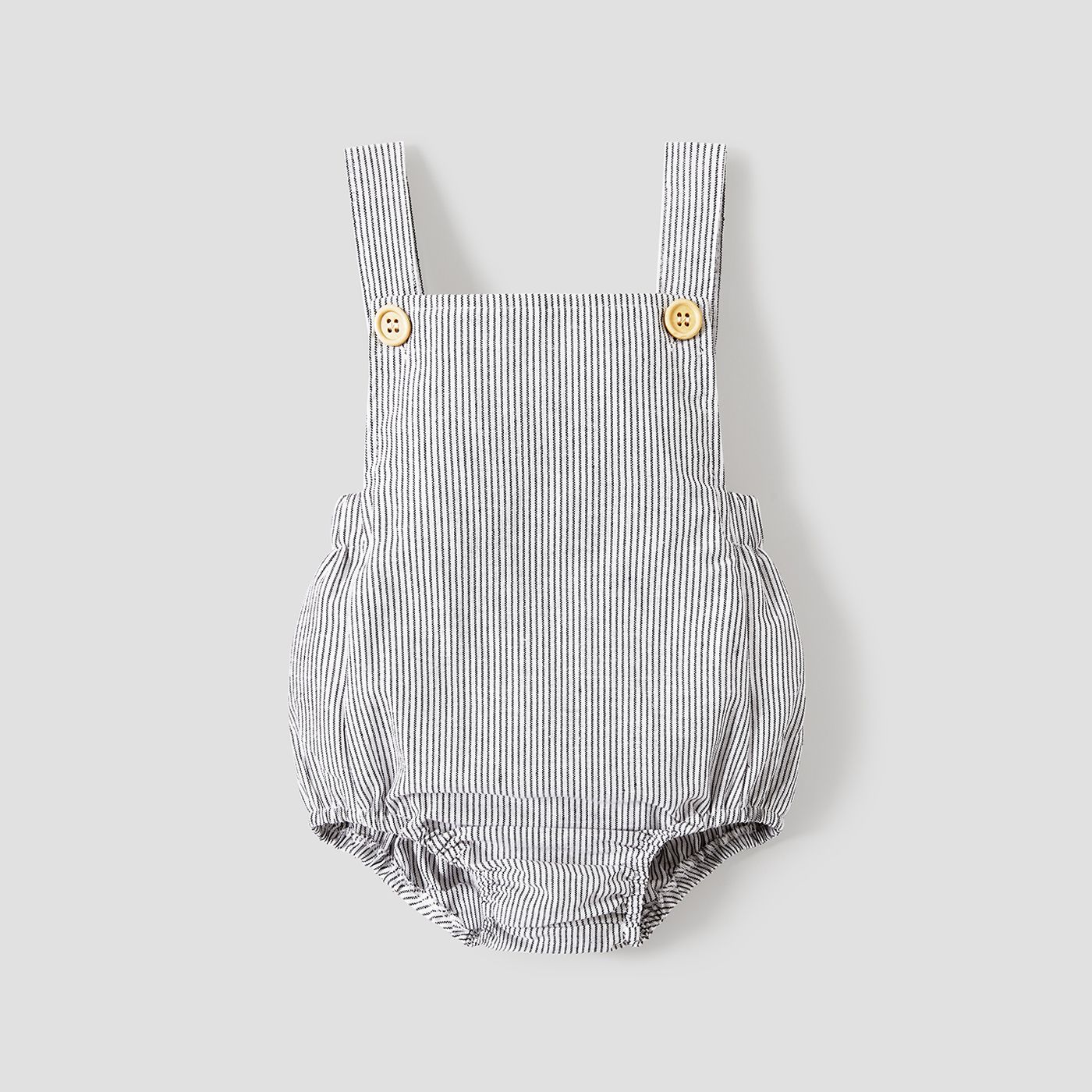 100% Cotton Solid Sleeveless Baby Romper