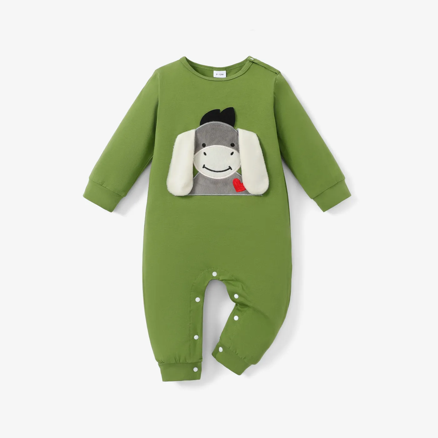Bebé Unissexo Hipertátil/3D Infantil Manga comprida Macacão  big image 1