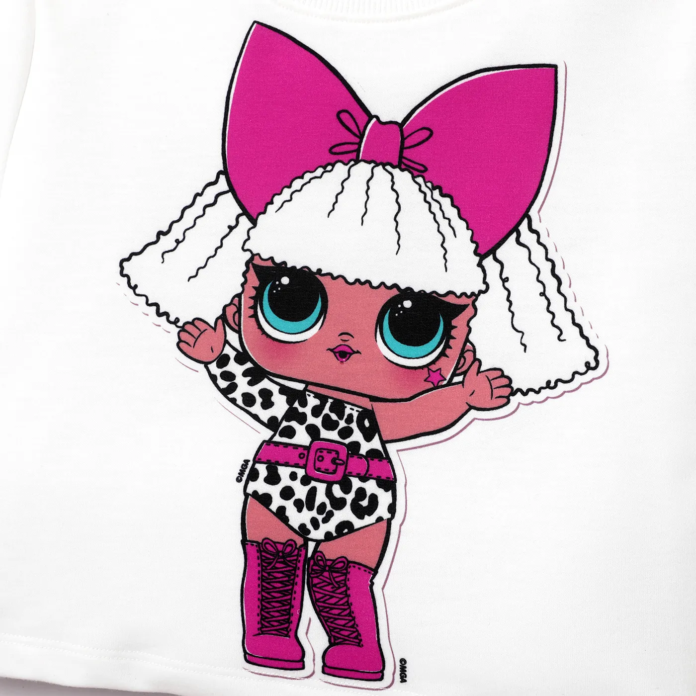 LOL Surprise 2 unidades IP Menina Infantil Fato saia e casaco Branco image 4