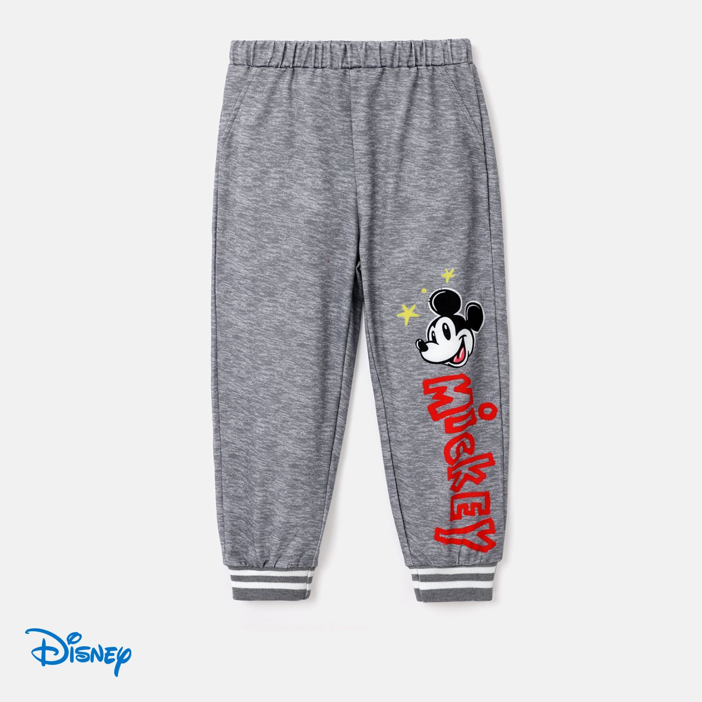 

Disney Mickey and Friends Toddler Girl/Boy Character & Letter Print Sweatpants