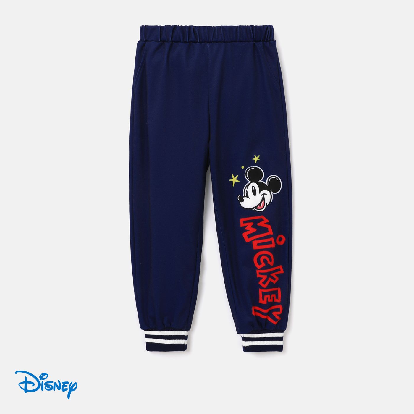 

Disney Mickey and Friends Toddler Girl/Boy Character & Letter Print Sweatpants