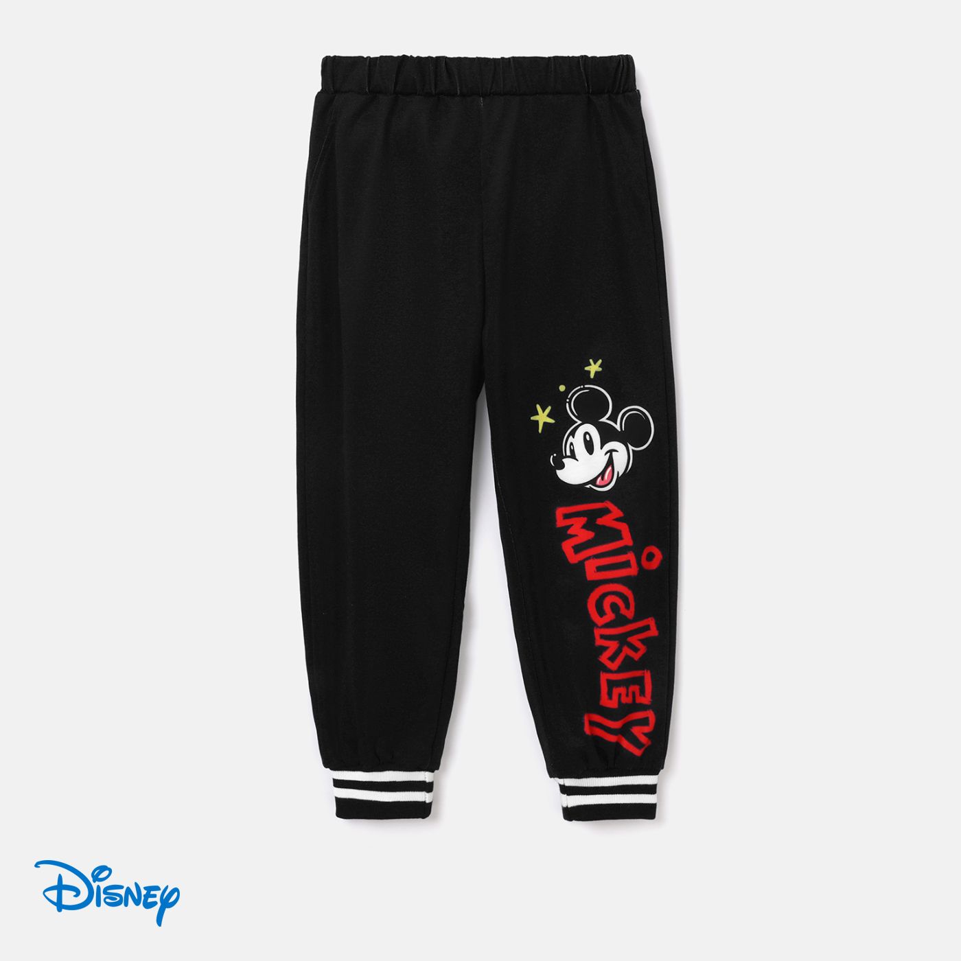 

Disney Mickey and Friends Toddler Girl/Boy Character & Letter Print Sweatpants