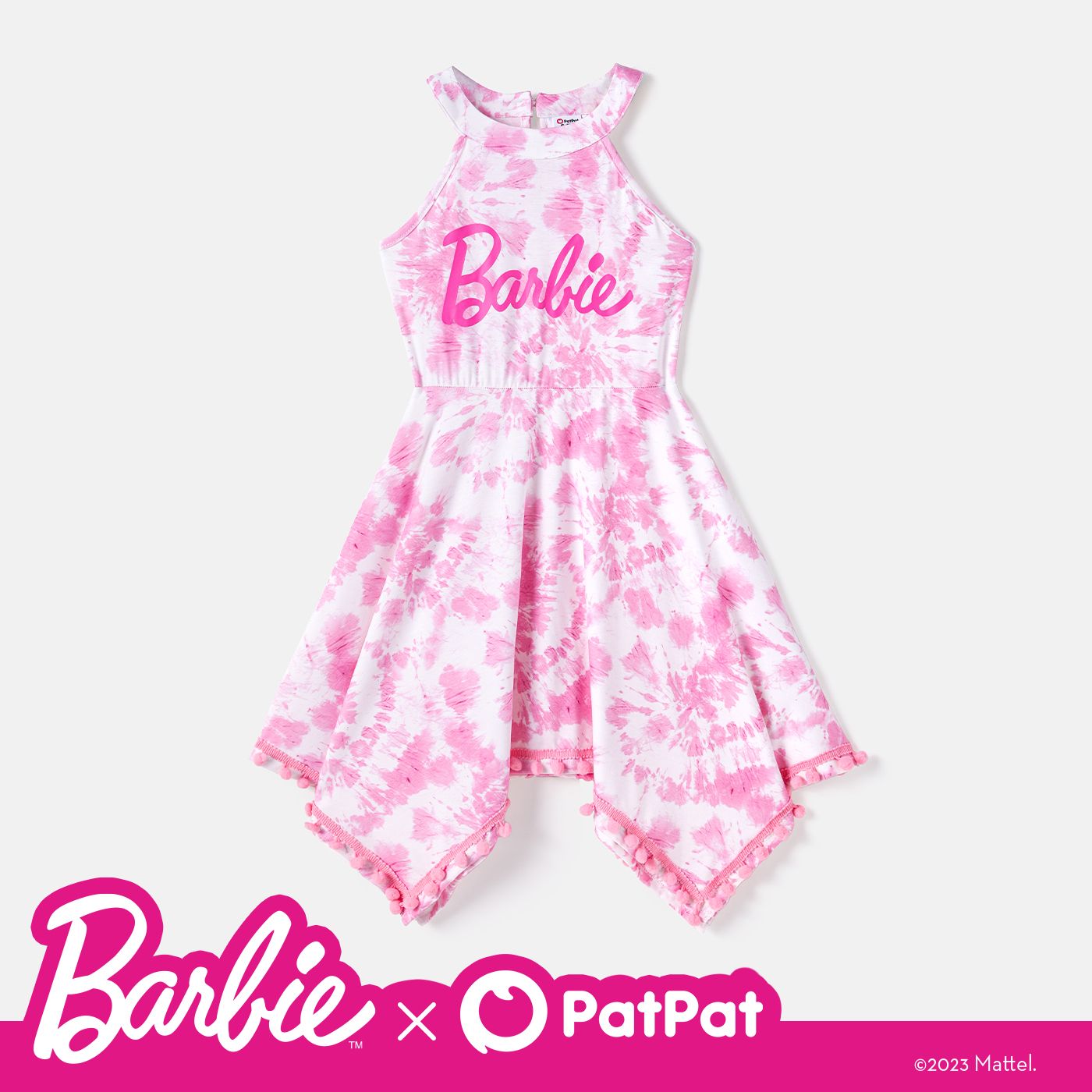 

Barbie Kid Girl Tie Dye Naia™ Halter Dress