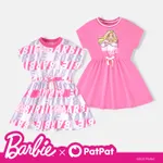 Barbie Toddler/Kid Girl Character & Letter Print Naia™ Short-sleeve Dress  image 2