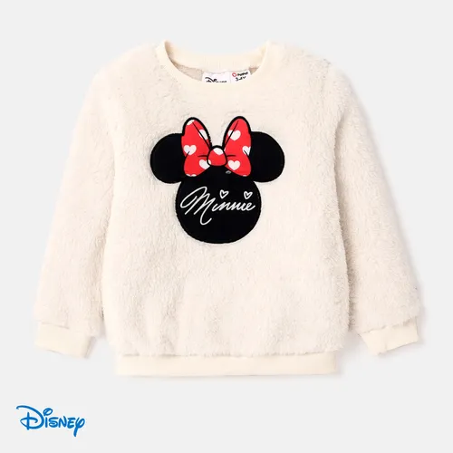 Disney Mickey and Friends Toddler Girl Character Print Long-sleeve Pullover Sweatshirts