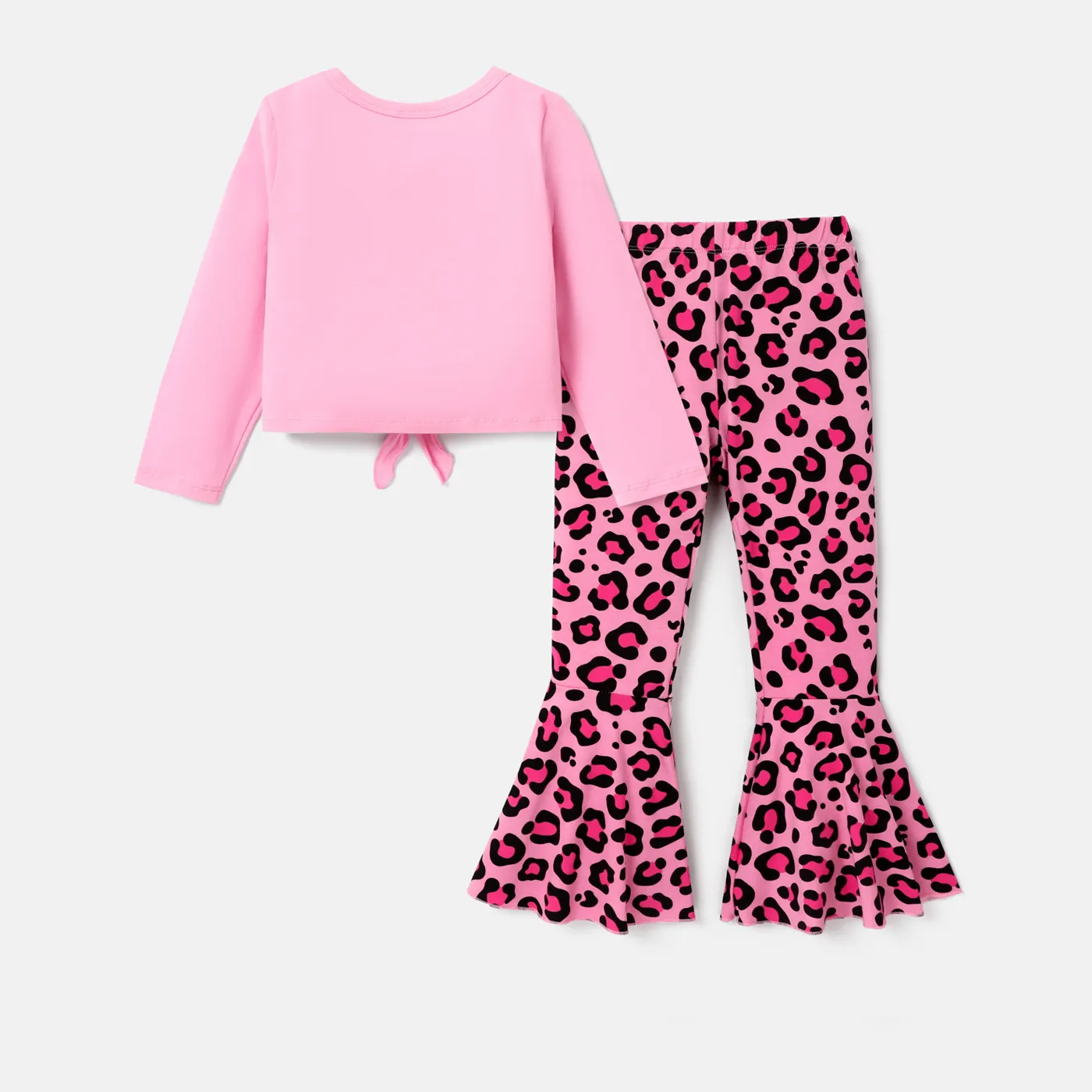 Barbie Toddler Girl 2pcs Letter Print  Long-sleeve Top and Pants Set  image 6