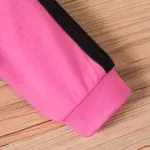 2PCS Baby Girl Avant-Garde Design Braid Feature Long Sleeve Top/PantSet Pink image 4