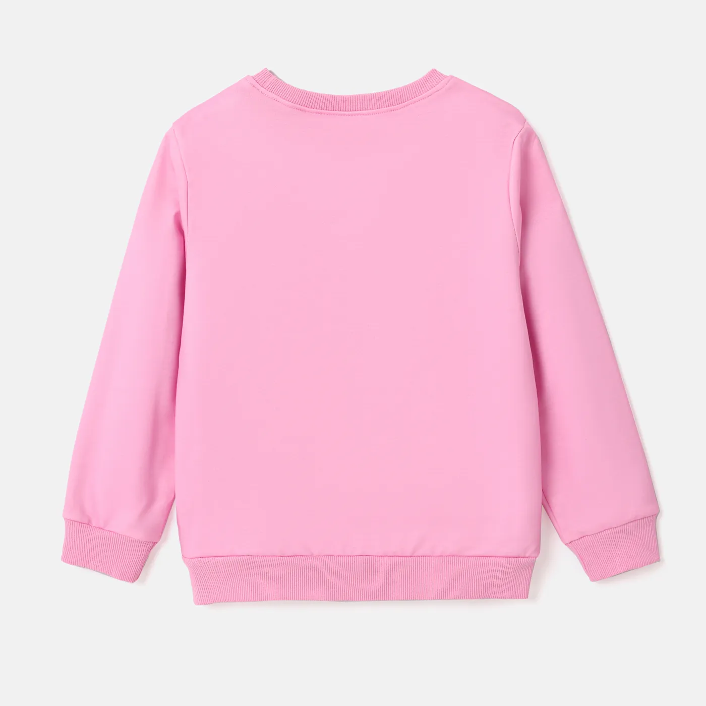 Disney Winnie the Pooh Kid Girl Character Print Long-sleeve Sweatshirt Pink image 4