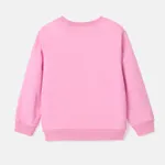 Disney Winnie the Pooh Kid Girl Character Print Long-sleeve Sweatshirt Pink image 4