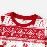 Christmas Family Matching Reindeer All-over Print Long-sleeve Tops  image 3