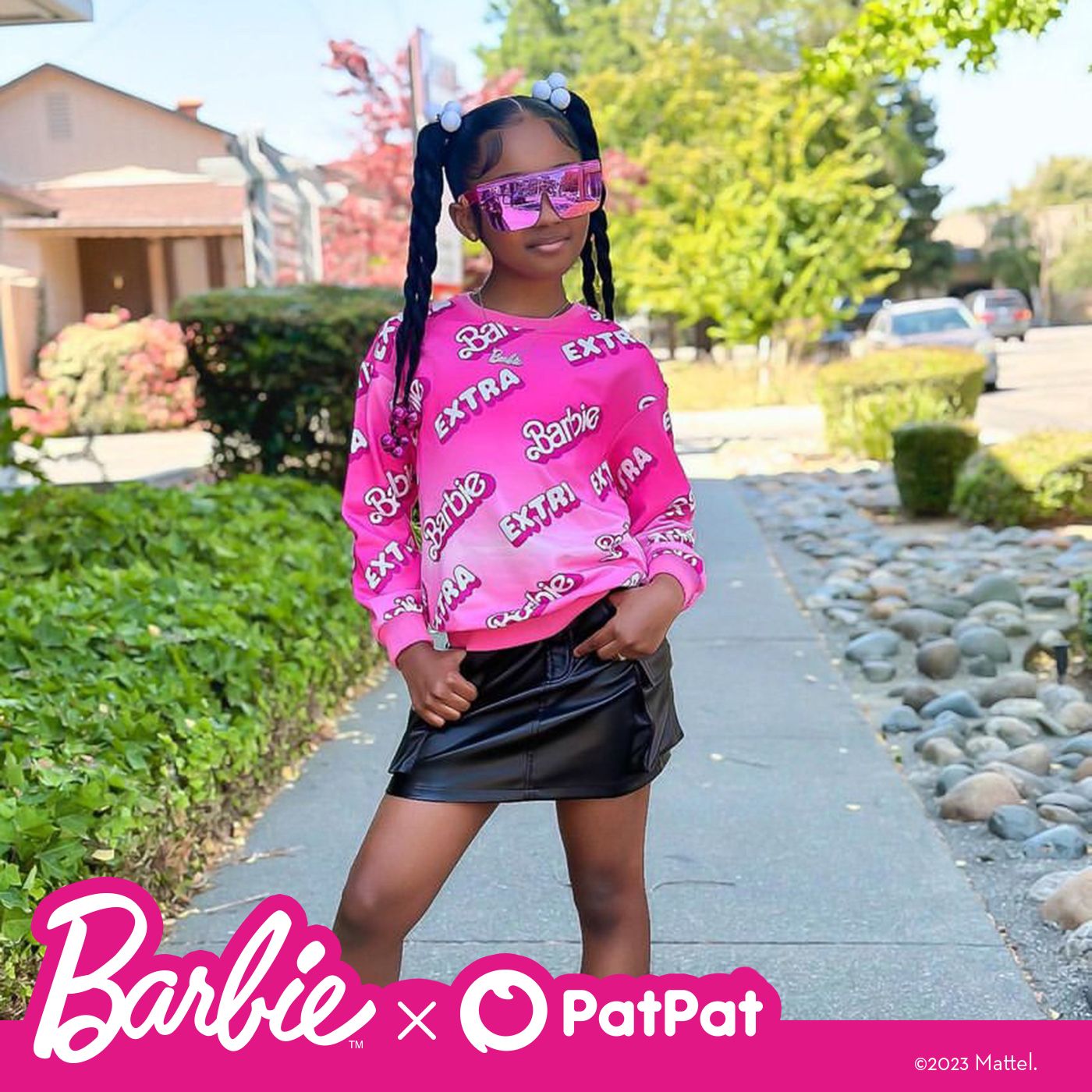 Barbie Maman Et Moi Lettre Imprimer Pullover à Manches Longues