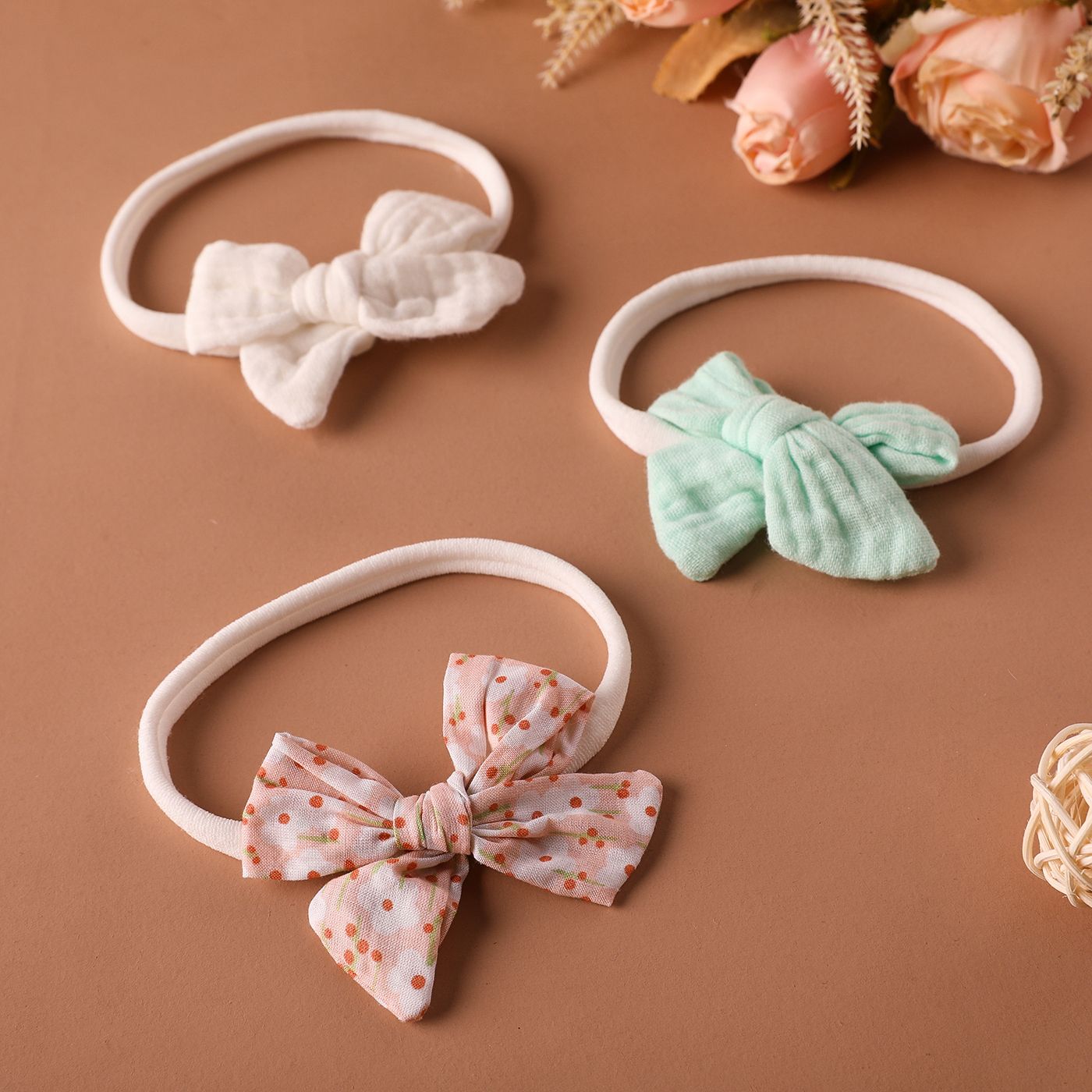 3-pack Toddler/baby Sweet And Cute Seamless Small Headband