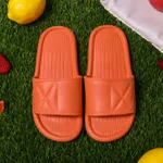 Summer Non-slip Thick Soft Sole Home Bathroom Slippers Women House Platform Flip Flops Outdoor Open Toe Beach Slides Sandal Orange