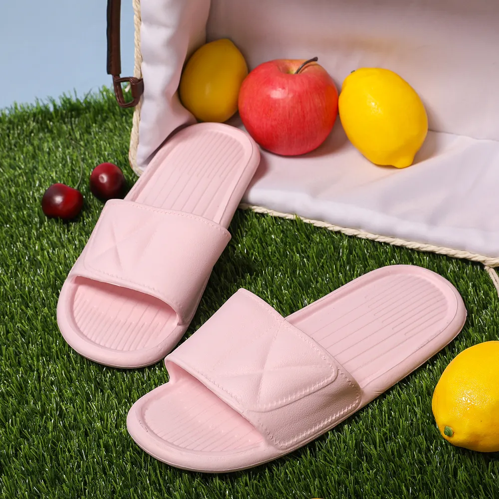 Summer Non-slip Thick Soft Sole Home Bathroom Slippers Women House Platform Flip Flops Outdoor Open Toe Beach Slides Sandal  big image 2