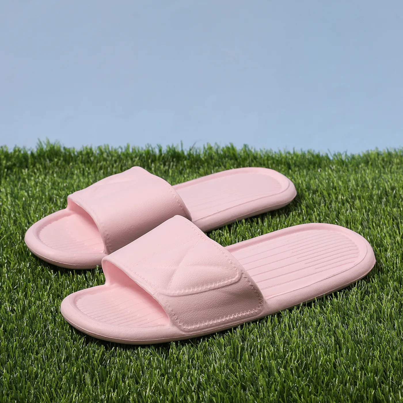 Summer Non-slip Thick Soft Sole Home Bathroom Slippers Women House Platform Flip Flops Outdoor Open Toe Beach Slides Sandal  big image 6