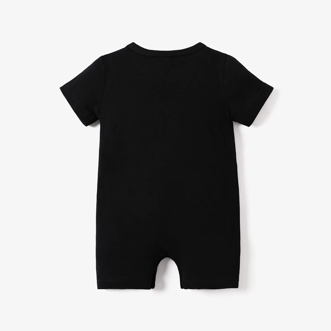 Baby Boy/Girl Bear Print Short-sleeve Romper  image 2