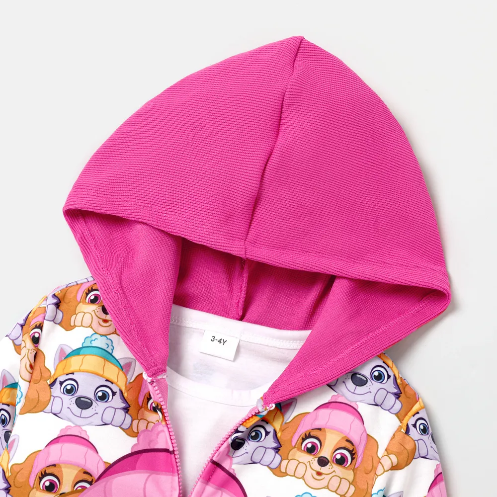 PAW Patrol Toddler Girl/Boy Character Print Zipper Design Hooded Jacket big image 5