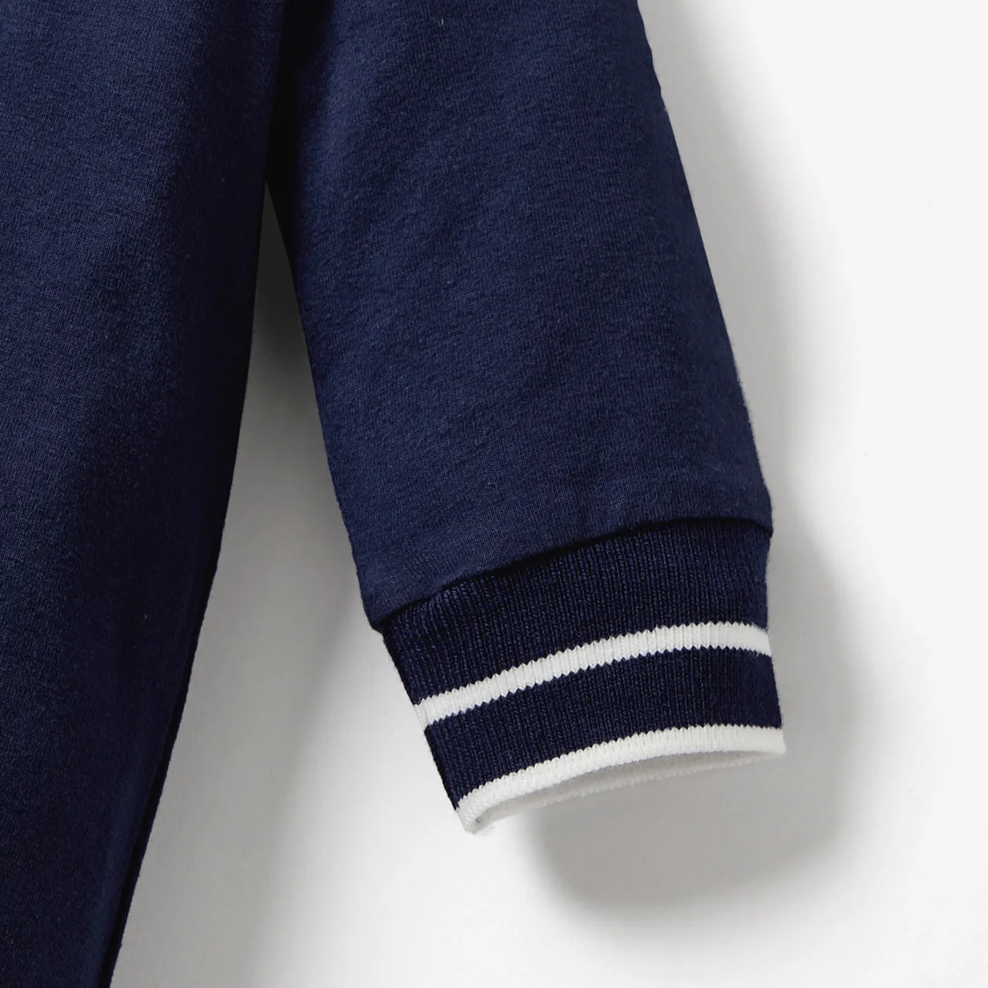 Baby Boy 95% Cotton Polo Neck Long-sleeve Gentleman Bow Tie Jumpsuit  image 4