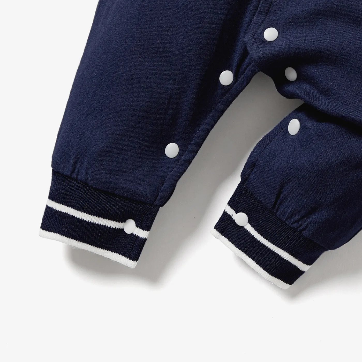 Baby Boy 95% Cotton Polo Neck Long-sleeve Gentleman Bow Tie Jumpsuit  image 5