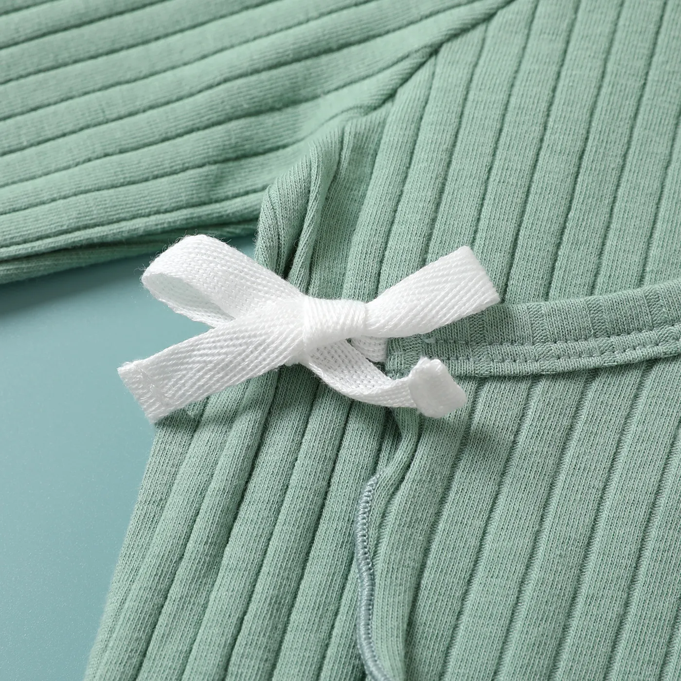 2pcs Baby Girl/Boy Casual Solid Color Set   image 5