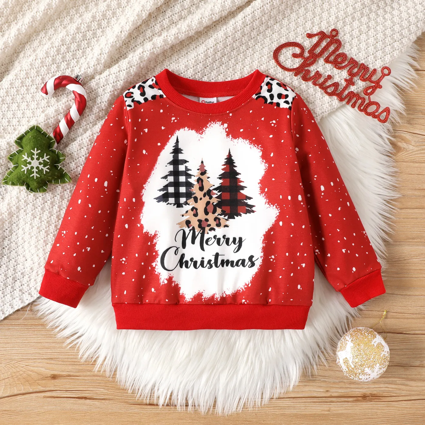 Toddler Girl Sweet Christmas Top/Hoodie
  big image 1