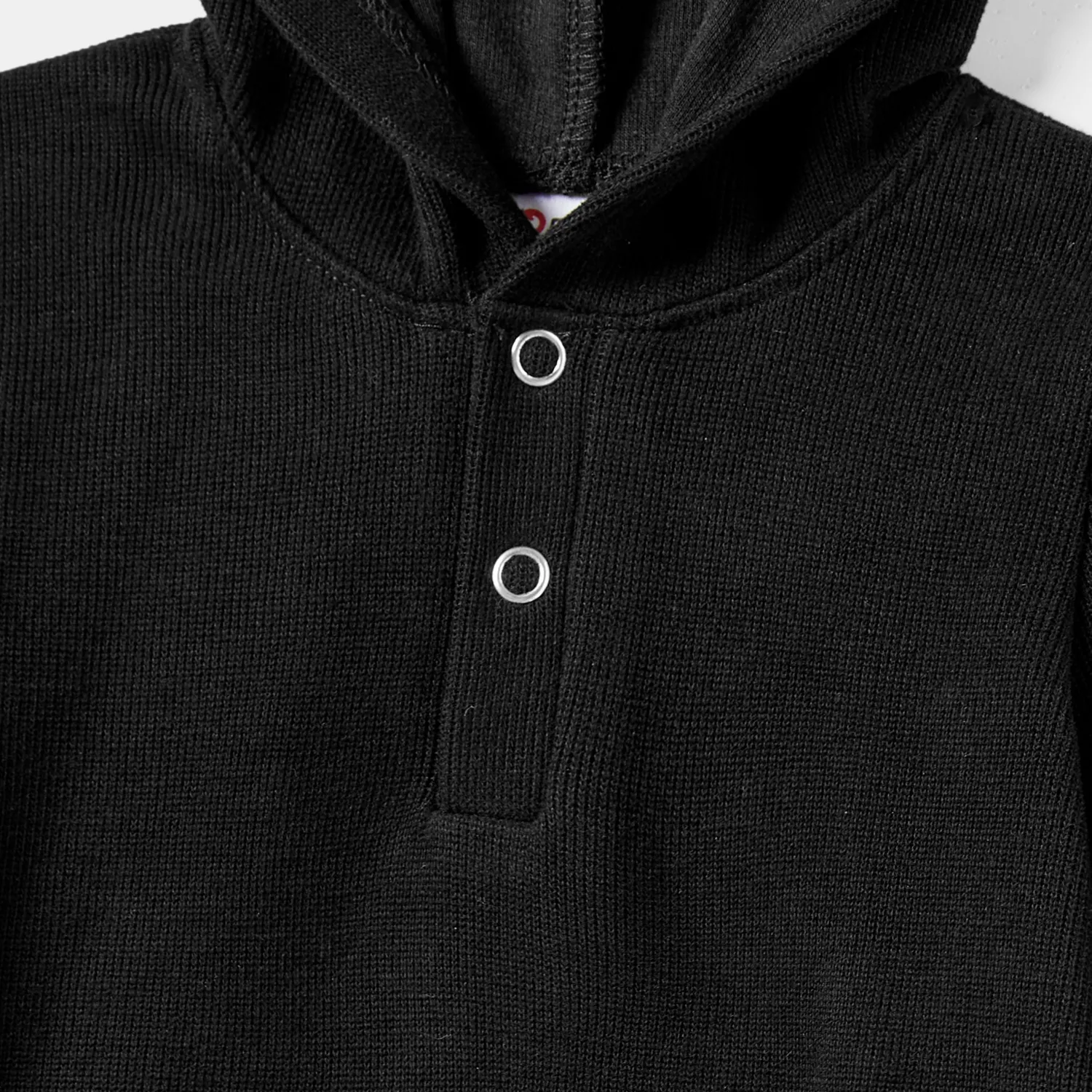 Halloween Family Matching 3D Bat Hooded Long-sleeve Sweatshirt Tops Black image 5