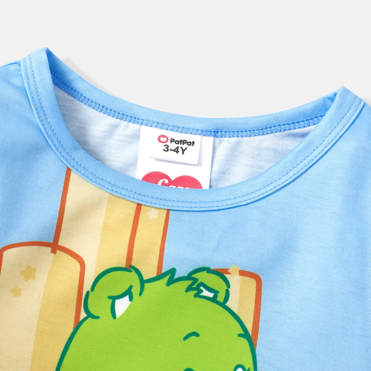 Ursinhos Carinhosos Criança Unissexo Infantil Urso Manga comprida T-shirts Azul big image 1