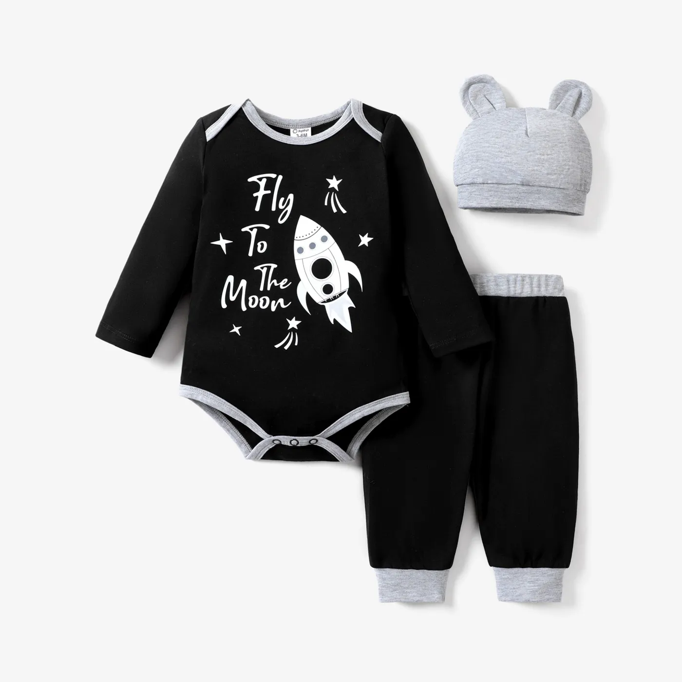 3pcs Baby Boy Avant-Garde Set For Festive Occasions With Medium Thickness